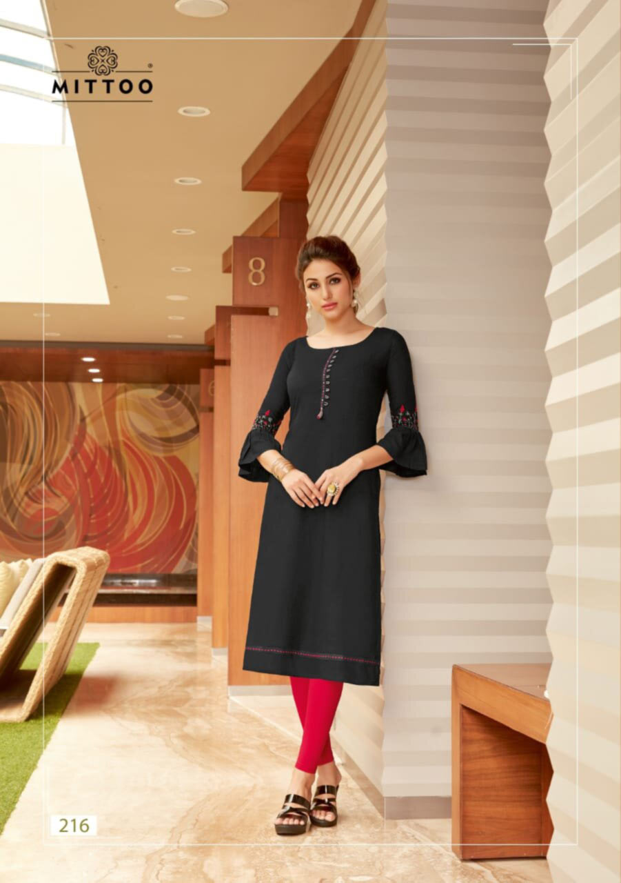 Mittoo Payal Vol-12 Straight Kurti Catalog Mittoo Payal Vol-12 Straight Kurti Catalog